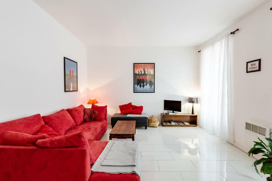 La Joliette- Spacieux Et Lumineux, 4 Couchages Marseille Luaran gambar